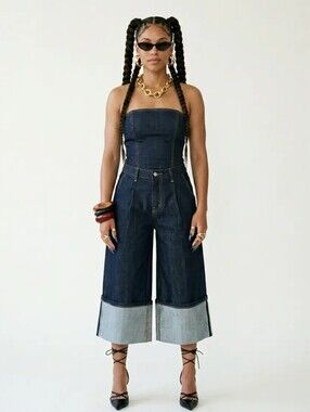 NWT Uoozee Wide Cuff Jean